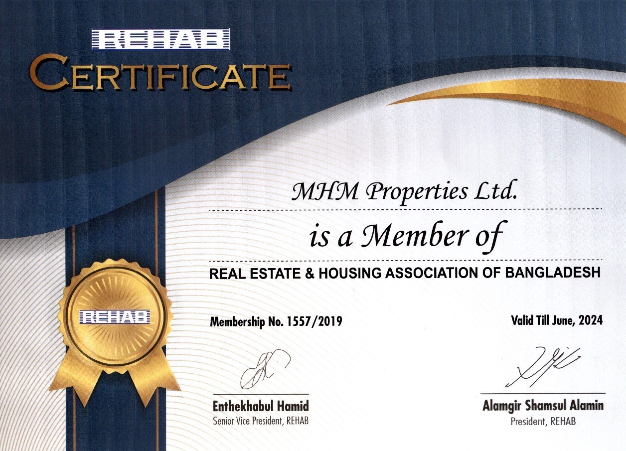 MHM Properties Ltd. - REHAB Certificate
